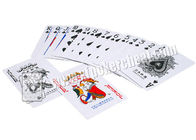 Tamanho azul vermelho da ponte dos cartões de jogo da fraude do papel original para o analisador do póquer
