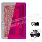 O papel lateral de Li do escaninho do póquer marcou cartões/póquer invisível vermelho