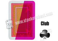 Cartões marcados vermelhos padrão dos cartões de jogo da fraude do NTP Kizilay