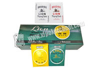 Cartões de jogo marcados do leão 3008 de papel para câmeras do IR do analisador do póquer