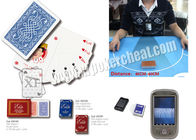 Cartões de jogo marcados elite da ponte do negro do Dal para o jogo de cartas sem fio da câmera 3 do espião