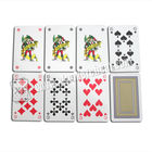 Um papel turco de /30 marcou o póquer invisível dos cartões do póquer com os códigos de barra dos lados feitos a varredura