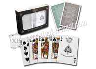 Cartões de jogo plásticos da marcação do código de barras mágico do leão para o engano do leitor do póquer
