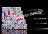 Plástico de jogo Mercury dos dispositivos da fraude dos dados mágicos líquidos coloridos do casino