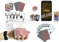 Cartões marcados do póquer do casino da classe do Lux para o analisador Las Vegas do póquer