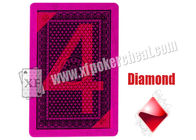 Cartões de jogo invisíveis do papel APROVADO do tipo do leão, jogando cartões marcados para jogos de póquer