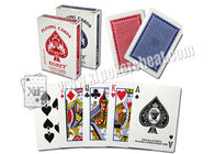 Cartões de jogo invisíveis da fraude do código de barras do EGRET para o jogo de póquer de Analayzer Texas Holdem do póquer