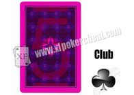 Os cartões de jogo invisíveis plásticos da SESTA asiática para a mostra mágica e o pôquer enganam-se