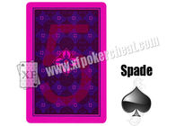 Os cartões de jogo invisíveis plásticos da SESTA asiática para a mostra mágica e o pôquer enganam-se