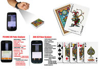 O pôquer profissional plástico do anjo carda cartões marcados código de barras do pôquer para Analyer