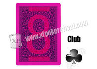 Cartões de jogo invisíveis plásticos da estrela 100% de Turquia para o apoio do analisador do pôquer ao jogo de Texas Holdem Omaha