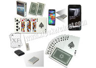 Cartões marcados do pôquer dos códigos de barras invisíveis para cartões de jogo mágicos do varredor do pôquer
