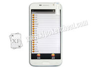 Analisador do cartão do pôquer do telefone do Samsung Mobile AKK50 com os cartões de jogo do código de barras