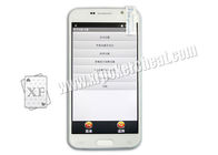 Analisador do cartão do pôquer do telefone do Samsung Mobile AKK50 com os cartões de jogo do código de barras