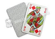 4 códigos de barras invisíveis marcados papel dos cartões de jogo do índice do Regular para o varredor do pôquer