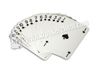 4 códigos de barras invisíveis marcados papel dos cartões de jogo do índice do Regular para o varredor do pôquer