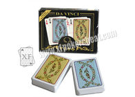 Cartões marcados de engano do pôquer do plástico de da Vinci com ISO invisível dos códigos de barras