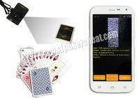 Cartões de jogo marcados lado de Modiano Trieste para o dispositivo de jogo do analisador do telefone do jogo