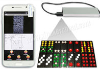 Cartões de jogo coloridos marcados de Paigow do lado invisível para o rei S518 Analisador Telefone do PK