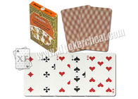 Trabalho marcado lado dos cartões do pôquer do papel de Piatnik do russo para o truque mágico do varredor do pôquer