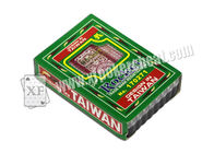 Cartões de jogo de engano marcados plástico de Taiwan Rocket para a câmera do infravermelho do varredor do pôquer