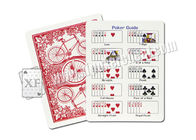 Cartões de jogo marcados do papel da bicicleta código de barras americano para o rei S708 Pôquer Analisador do PK
