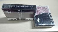 Cartões de jogo invisíveis plásticos de NIGHTMAN/cartões jogo do espião para Predictors do pôquer