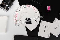 Cartões de jogo invisíveis plásticos da espada T da fraude do pôquer para o entretenimento do clube