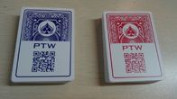 Cartões de jogo invisíveis/marcações invisíveis dos códigos de barras em PTW