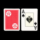 Cartões de jogo invisíveis vermelhos e azuis/cartões do plástico reis Casino de Copag