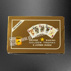 Cartões de jogo plásticos de Modiano, cartões de jogo marcados para 2 ou mais jogadores