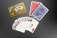Cartões de jogo plásticos de Modiano, cartões de jogo marcados para 2 ou mais jogadores