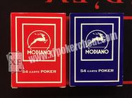 Cartões de jogo invisíveis de jogo de Modiano Adjara para lentes de contato UV da fraude do pôquer