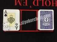 Cartões de jogo marcados plástico de Modiano Adjara para o leitor do analisador do varredor do pôquer
