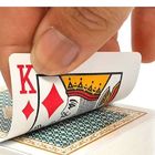 Cartões de jogo plásticos de QEACHI com marcações dos códigos de barras da tinta invisível para o varredor do analisador do pôquer