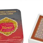 Cartões de jogo invisíveis plásticos de Fournier S210 para o engano do pôquer