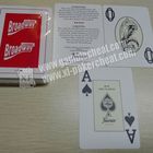 Cartões de jogo plásticos de Broadway do casino com marcações da tinta invisível