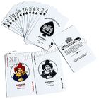 Cartões de jogo plásticos marcados de jogo do código de barras dos suportes do dispositivo da fraude do pôquer para o pôquer de Texas