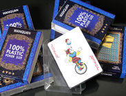 Cartões de jogo plásticos azuis do PVC que jogam suportes para a mostra mágica
