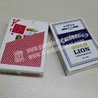 Cartões de jogo invisíveis do papel do leão do ouro do casino 669 para a câmera e as lentes do filtro