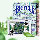 Cartões de jogo marcados da bicicleta do papel da fraude do pôquer da tinta invisível para lentes
