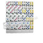 Cartões de jogo invisíveis dos dominós marcados coloridos do ponto para as lentes de contato UV que jogam o dispositivo