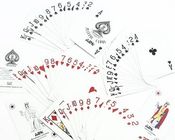 Cartões de jogo invisíveis de Aruanka da arca com índice do Regular do tamanho da ponte