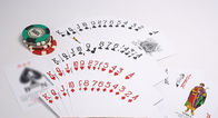 Cartões de jogo invisíveis plásticos do PVC T-X053 do nobre não no engano do pôquer