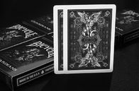 Cartões de jogo da bicicleta preta da plataforma dos guardiães/dispositivo plásticos fraude do pôquer