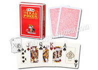 Cartões marcados de jogo enormes plásticos do lado de Itália Texas Modiano para o Predictor do póquer