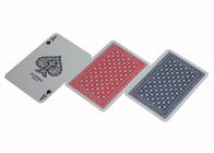 Cartões de jogo plásticos vermelhos de jogo de Modiano Ramino dos jogos do fósforo do póquer