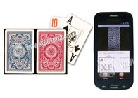 Cartões de jogo plásticos da seta impermeável de Kem para cartões de engano do póquer do Predictor do póquer