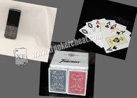 O plástico de Fournier 2818 da Espanha marcou o jogo de cartões do póquer para o vermelho/azul de Analayzer