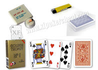 Do plástico dourado do troféu de Modiano do italiano cartões marcados do póquer para o leitor de cartão do póquer